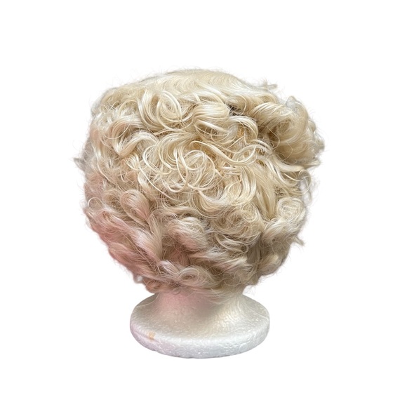 New Dreamgirl Synthetic Hair Wig, Short Curly Blonde - Picture 4 of 4